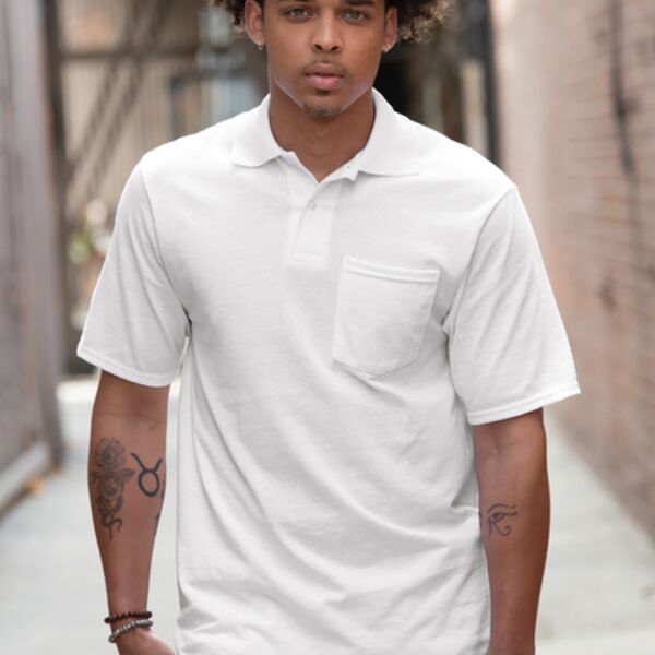 SpotShield 5.4 Ounce Jersey Knit Sport Shirt with Pocket Thumbnail