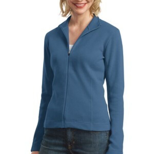 Port Authority® - Ladies Flatback Rib Full-Zip Jacket. L221  Thumbnail