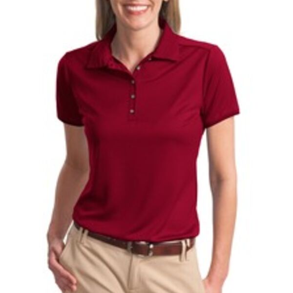 Port Authority® - Ladies Poly-Bamboo Charcoal Birdseye Jacquard Polo. L498 Thumbnail