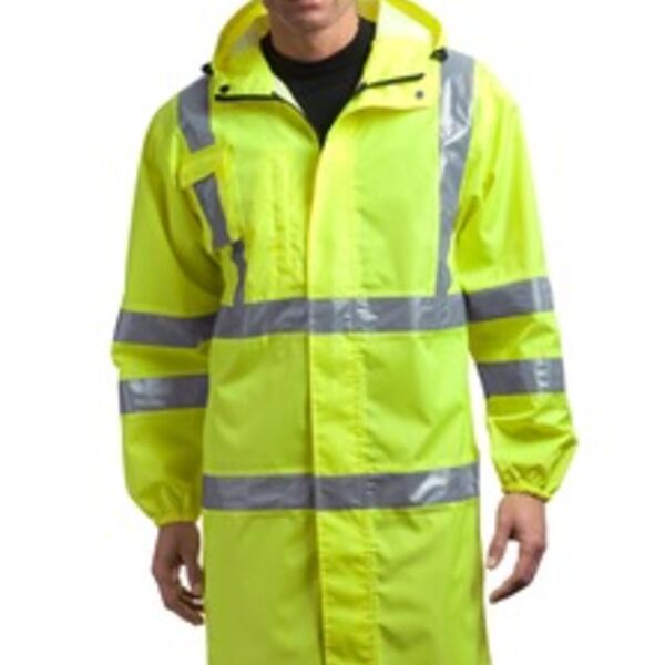 CornerStone® - ANSI Class 3 Long Waterproof Rain Coat. CSJ23 Thumbnail