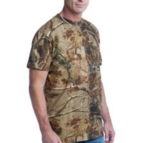 Russell Outdoors™ - Realtree Explorer 100% Cotton T-Shirt with Pocket. S021R Thumbnail